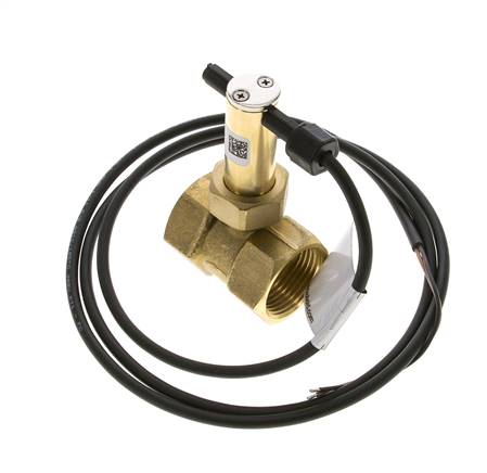 Interruptor de caudal de paleta en línea 7.4-18.2 l/min 100 bar G1'' latón