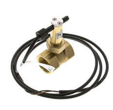 Interruptor de caudal de paleta en línea 7.4-18.2 l/min 100 bar G1'' latón