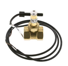 Interruptor de caudal de paleta en línea 7.4-18.2 l/min 100 bar G1'' latón
