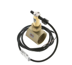 Interruptor de caudal de paleta en línea 22-38.6 l/min 25 bar G1 1/4'' latón