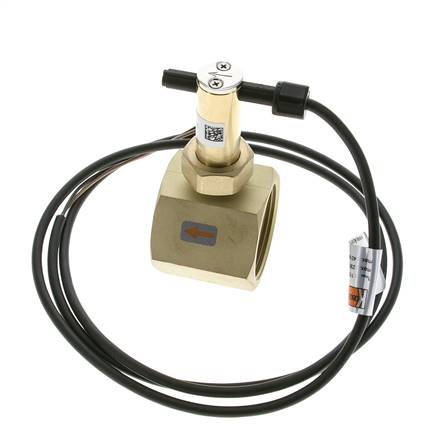 Interruptor de caudal de paleta en línea 34.8-64.2 l/min 25 bar G1 1/2'' latón