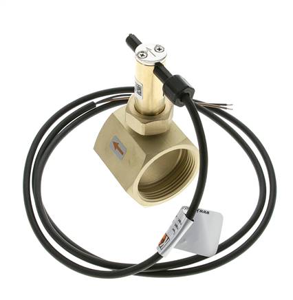 Interruptor de caudal de paleta en línea 34.8-64.2 l/min 25 bar G1 1/2'' latón