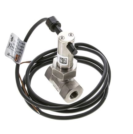 Interruptor de caudal de paleta en línea 2.3-4.7 l/min 250 bar G1/4'' acero inoxidable