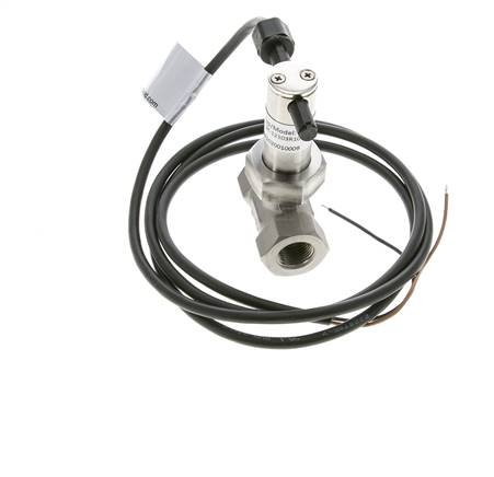 Interruptor de caudal de paleta en línea 2.8-6 l/min 250 bar G3/8'' acero inoxidable