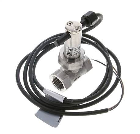 Interruptor de caudal de paleta en línea 2.5-6.4 l/min 250 bar G1/2'' acero inoxidable