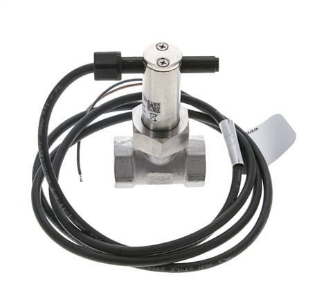 Interruptor de caudal de paleta en línea 2.5-6.4 l/min 250 bar G1/2'' acero inoxidable