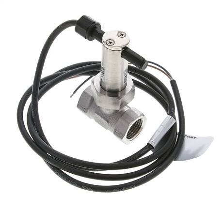 Interruptor de caudal de paleta en línea 2.5-6.4 l/min 250 bar G1/2'' acero inoxidable