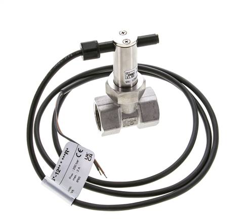 Interruptor de caudal de paleta en línea 7.7-13.4 l/min 250 bar G3/4'' acero inoxidable