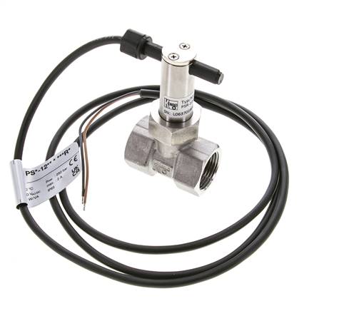 Interruptor de caudal de paleta en línea 7.7-13.4 l/min 250 bar G3/4'' acero inoxidable