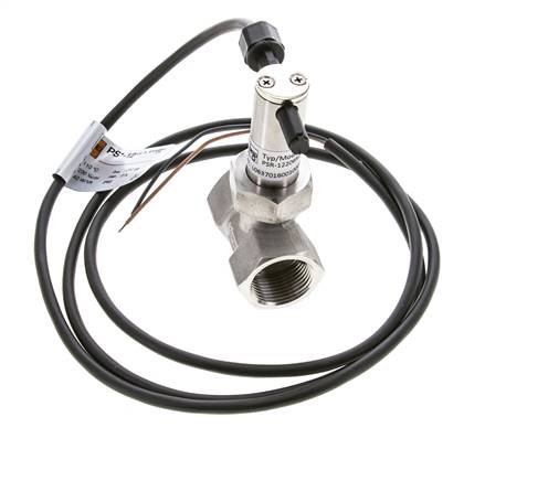 Interruptor de caudal de paleta en línea 7.7-13.4 l/min 250 bar G3/4'' acero inoxidable