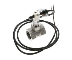 Interruptor de caudal de paleta en línea 7.4-18.2 l/min 250 bar G1'' acero inoxidable