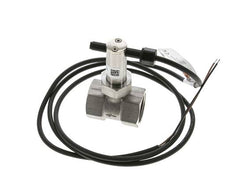 Interruptor de caudal de paleta en línea 7.4-18.2 l/min 250 bar G1'' acero inoxidable