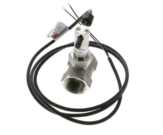 Interruptor de caudal de paleta en línea 7.4-18.2 l/min 250 bar G1'' acero inoxidable