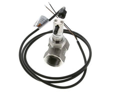 Interruptor de caudal de paleta en línea 7.4-18.2 l/min 250 bar G1'' acero inoxidable