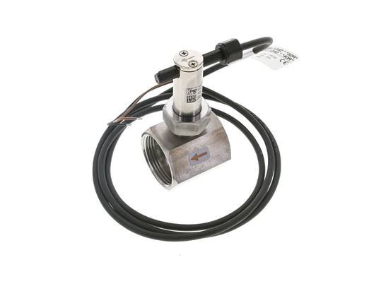 Interruptor de caudal de paleta en línea 22-38.6 l/min 40 bar G1 1/4'' acero inoxidable