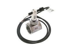 Interruptor de caudal de paleta en línea 22-38.6 l/min 40 bar G1 1/4'' acero inoxidable