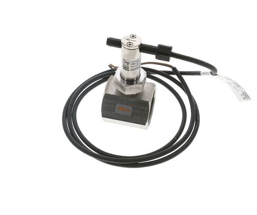 Interruptor de caudal de paleta en línea 22-38.6 l/min 40 bar G1 1/4'' acero inoxidable