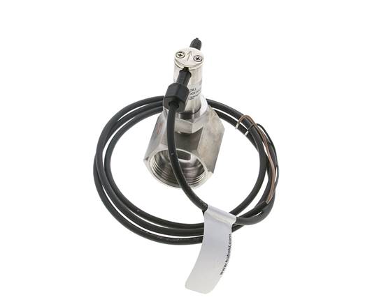 Interruptor de caudal de paleta en línea 22-38.6 l/min 40 bar G1 1/4'' acero inoxidable