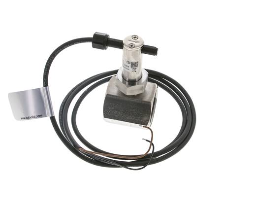 Interruptor de caudal de paleta en línea 22-38.6 l/min 40 bar G1 1/4'' acero inoxidable