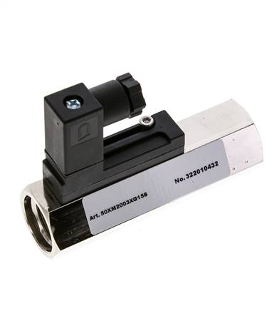 Interruptor de caudal de área variable para aceite 0.8-3 l/min 300 bar G1/2'' de latón