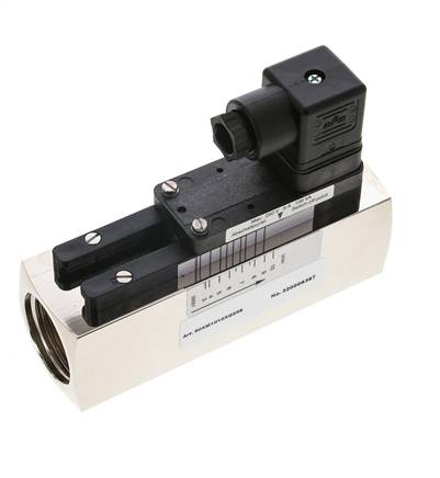 Interruptor de caudal de área variable para aceite 3-10 l/min 250 bar G1'' de latón