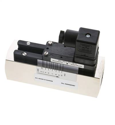 Interruptor de caudal de área variable para aceite 3-10 l/min 250 bar G1'' de latón