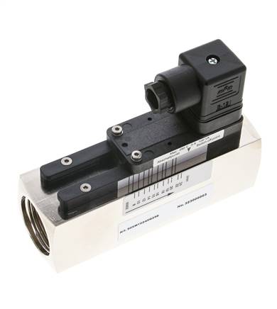 Interruptor de caudal de área variable para aceite 8-24 l/min 250 bar G1'' de latón