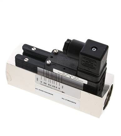 Interruptor de caudal de área variable para aceite 30-90 l/min 250 bar G1'' de latón