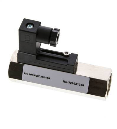 Interruptor de caudal de área variable para agua 0.8-3.2 l/min 300 bar G1/2'' de latón