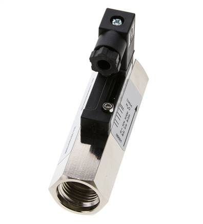 Interruptor de caudal de área variable para agua 0.8-3.2 l/min 300 bar G1/2'' de latón