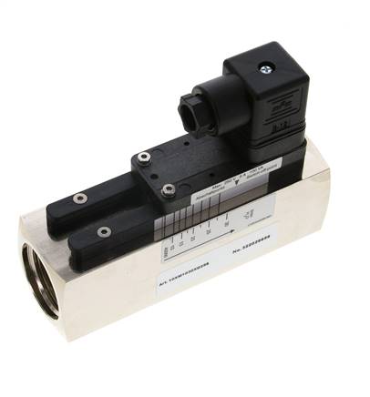 Interruptor de caudal de área variable para agua 10-30 l/min 250 bar G1'' de latón