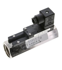 Interruptor de caudal de área variable para agua 30-90 l/min 250 bar G1'' de latón
