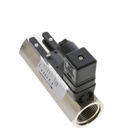 Interruptor de caudal de área variable para agua 30-90 l/min 250 bar G1'' de latón
