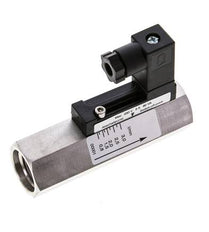 Interruptor de caudal de área variable para aceite 0.8-3 l/min 350 bar G1/2'' de acero inoxidable