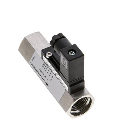 Interruptor de caudal de área variable para aceite 2-7 l/min 350 bar G1/2'' de acero inoxidable