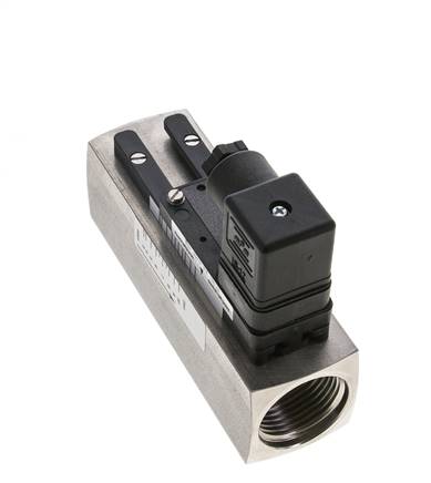 Interruptor de caudal de área variable para aceite 3-10 l/min 300 bar G1'' de acero inoxidable