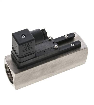 Interruptor de caudal de área variable para aceite 3-10 l/min 300 bar G1'' de acero inoxidable