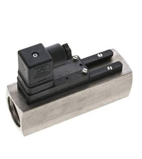 Interruptor de caudal de área variable para aceite 3-10 l/min 300 bar G1'' de acero inoxidable