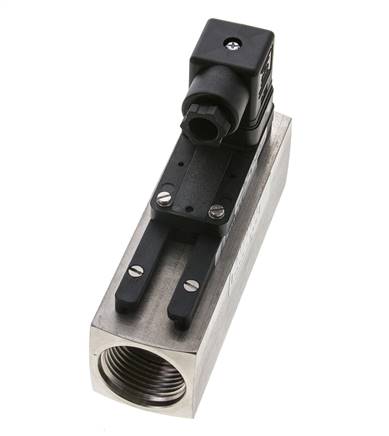 Interruptor de caudal de área variable para aceite 3-10 l/min 300 bar G1'' de acero inoxidable