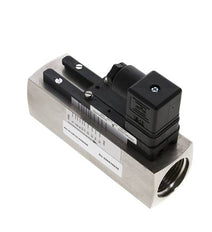 Interruptor de caudal de área variable para aceite 5-15 l/min 300 bar G1'' de acero inoxidable