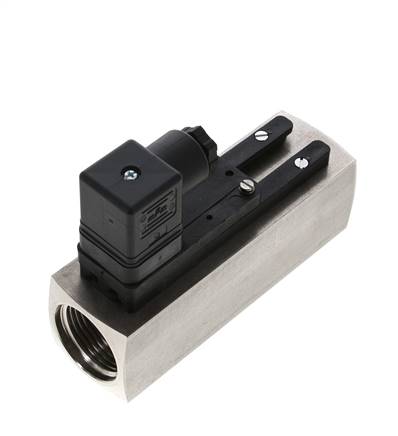 Interruptor de caudal de área variable para aceite 5-15 l/min 300 bar G1'' de acero inoxidable