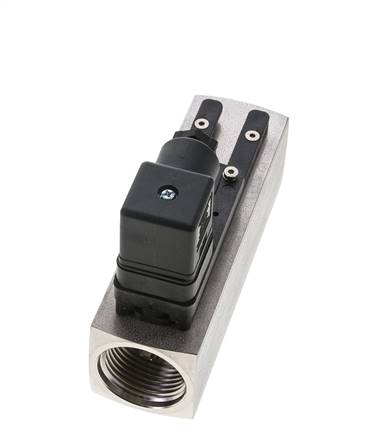 Interruptor de caudal de área variable para aceite 8-24 l/min 300 bar G1'' de acero inoxidable