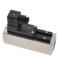 Interruptor de caudal de área variable para aceite 8-24 l/min 300 bar G1'' de acero inoxidable