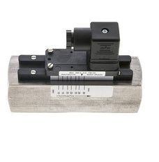 Interruptor de caudal de área variable para aceite 10-30 l/min 300 bar G1'' de acero inoxidable