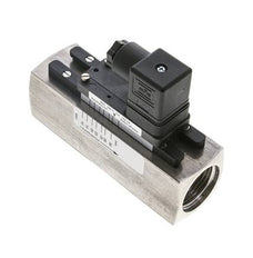 Interruptor de caudal de área variable para aceite 10-30 l/min 300 bar G1'' de acero inoxidable