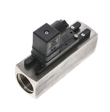 Interruptor de caudal de área variable para aceite 10-30 l/min 300 bar G1'' de acero inoxidable