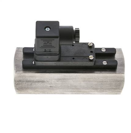 Interruptor de caudal de área variable para aceite 10-30 l/min 300 bar G1'' de acero inoxidable