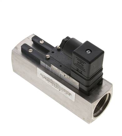 Interruptor de caudal de área variable para aceite 30-90 l/min 300 bar G1'' de acero inoxidable