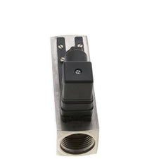 Interruptor de caudal de área variable para aceite 30-90 l/min 300 bar G1'' de acero inoxidable