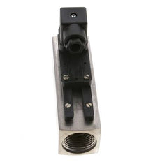 Interruptor de caudal de área variable para aceite 30-90 l/min 300 bar G1'' de acero inoxidable